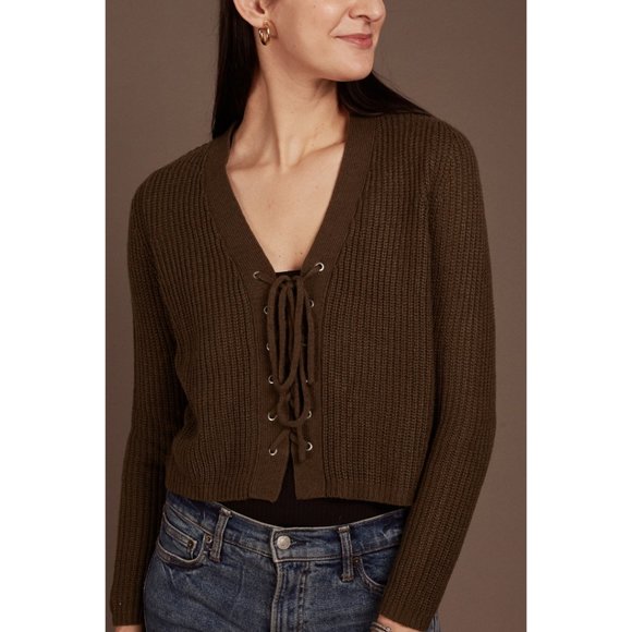 Terranova Sweaters - 🍋3 for 20🍋 New TERRANOVA Olive Khaki Crop Sweater Size XS